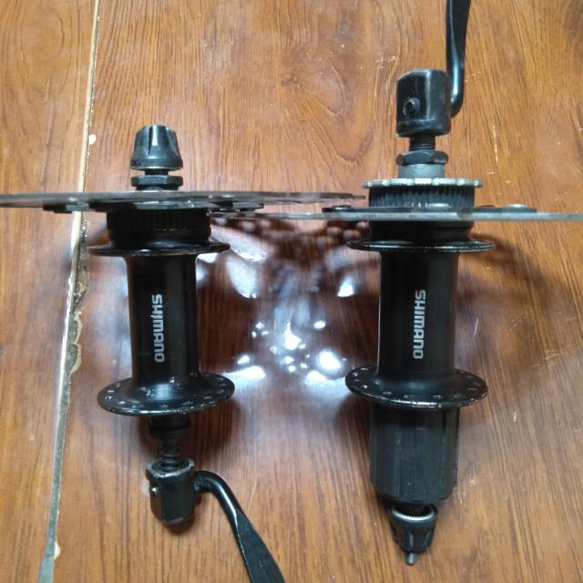freehube dan rotor shimano