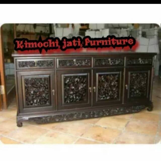 Buffet tv Palembang jati mebel jepara