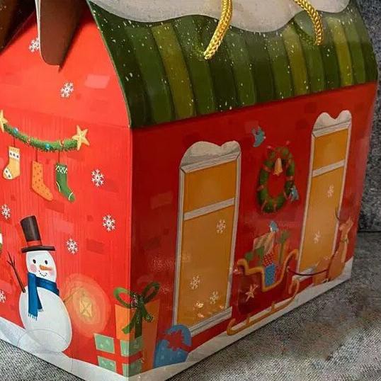 

freeOngkir TB241214 Natal - Dus / Packaging kue / Gift Box Uk 24x12x14 cm Natal