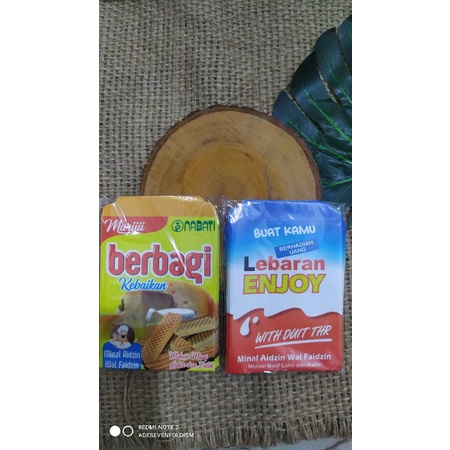 

Amplop Lebaran unik Snack Kekinian Viral isi 10/pak nara