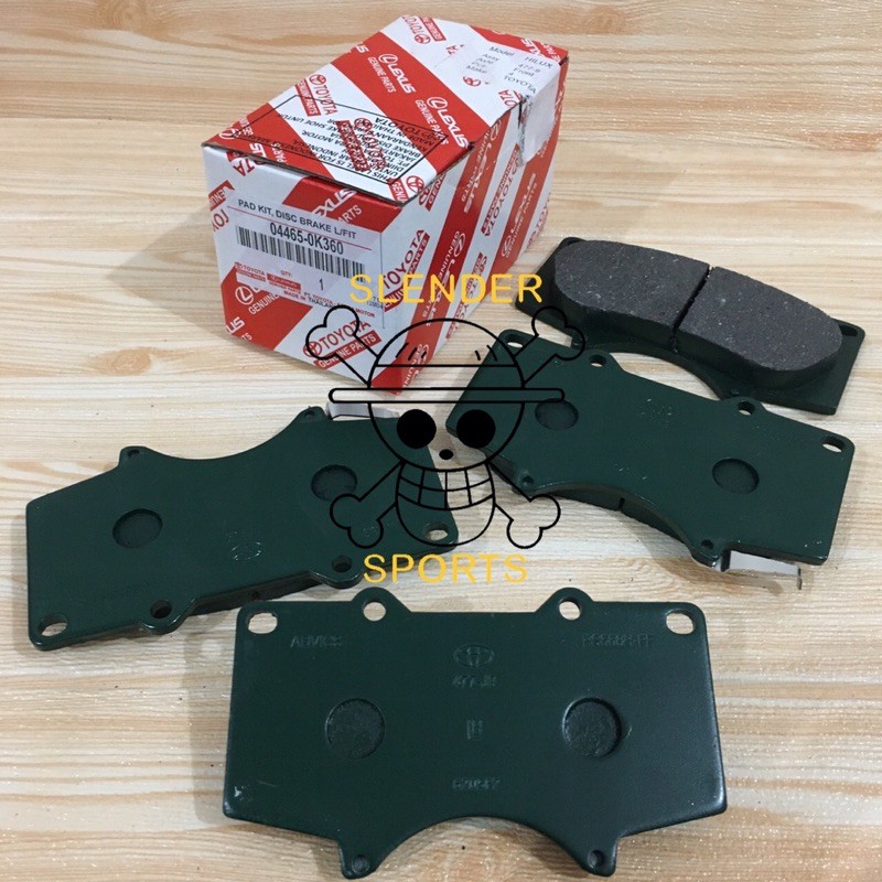 BRAKE PAD HILUX DC REVO - BRAKE PAD FORTUNER VRZ - KAMPAS REM DEPAN HILUX DOUBLE CABIN REVO