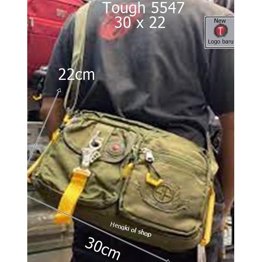 Tas Selempang Tough Army Black 5547