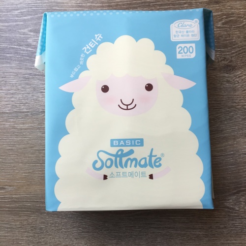 SOFTMATE Tissue Basic 200 Wipes