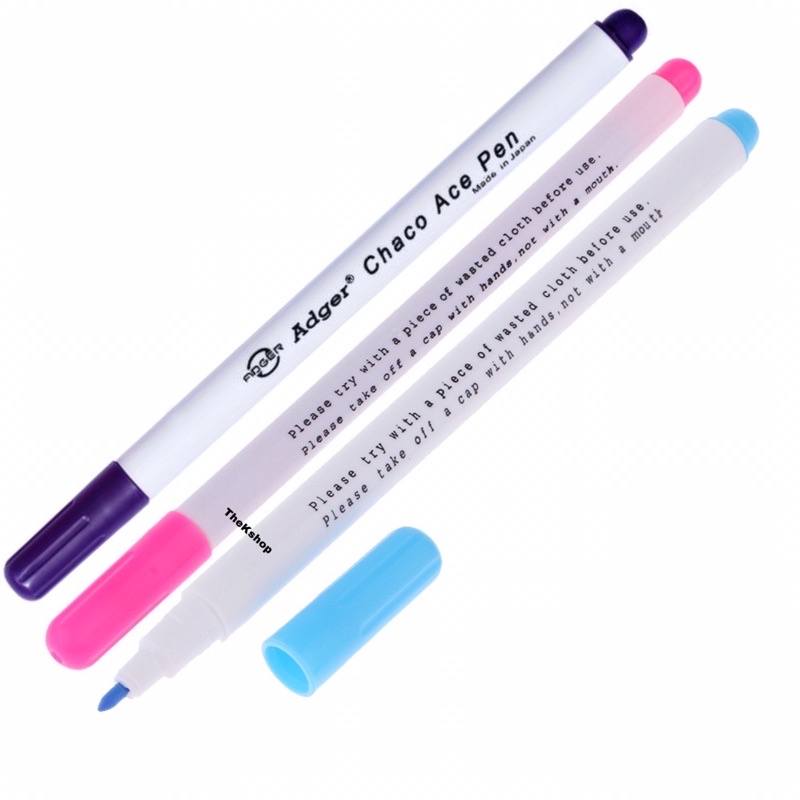 Spidol Penanda Kain yang bisa Hilang bila kain Terkena Air atau dicuci / Water Erasable Fabric Pen jahit