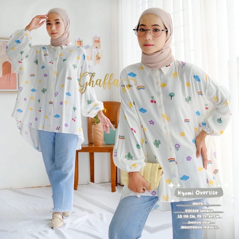 KEMEJA OVERSIZED NEW MODEL LD -+135cm