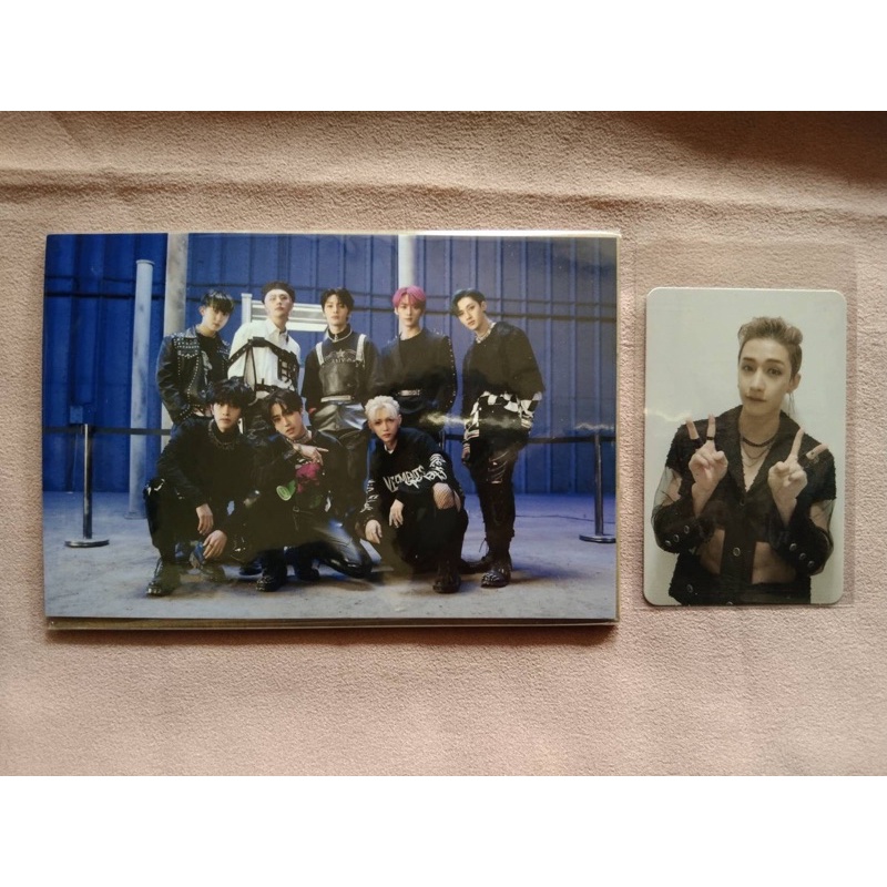 pc photocard postcard pob bene target odd oddinary bangchan chan stray kids
