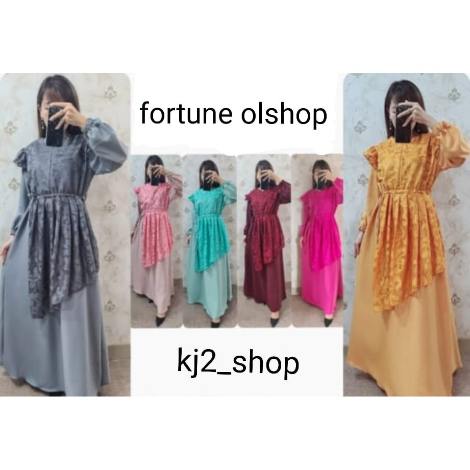 gamis brukat horiza