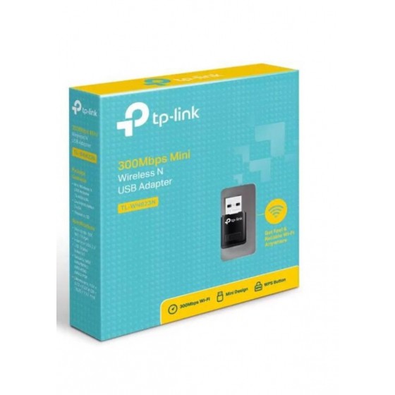 Garansi Resmi TP-LINK TL-WN823N : 300Mbps Mini Wireless N USB Adapter