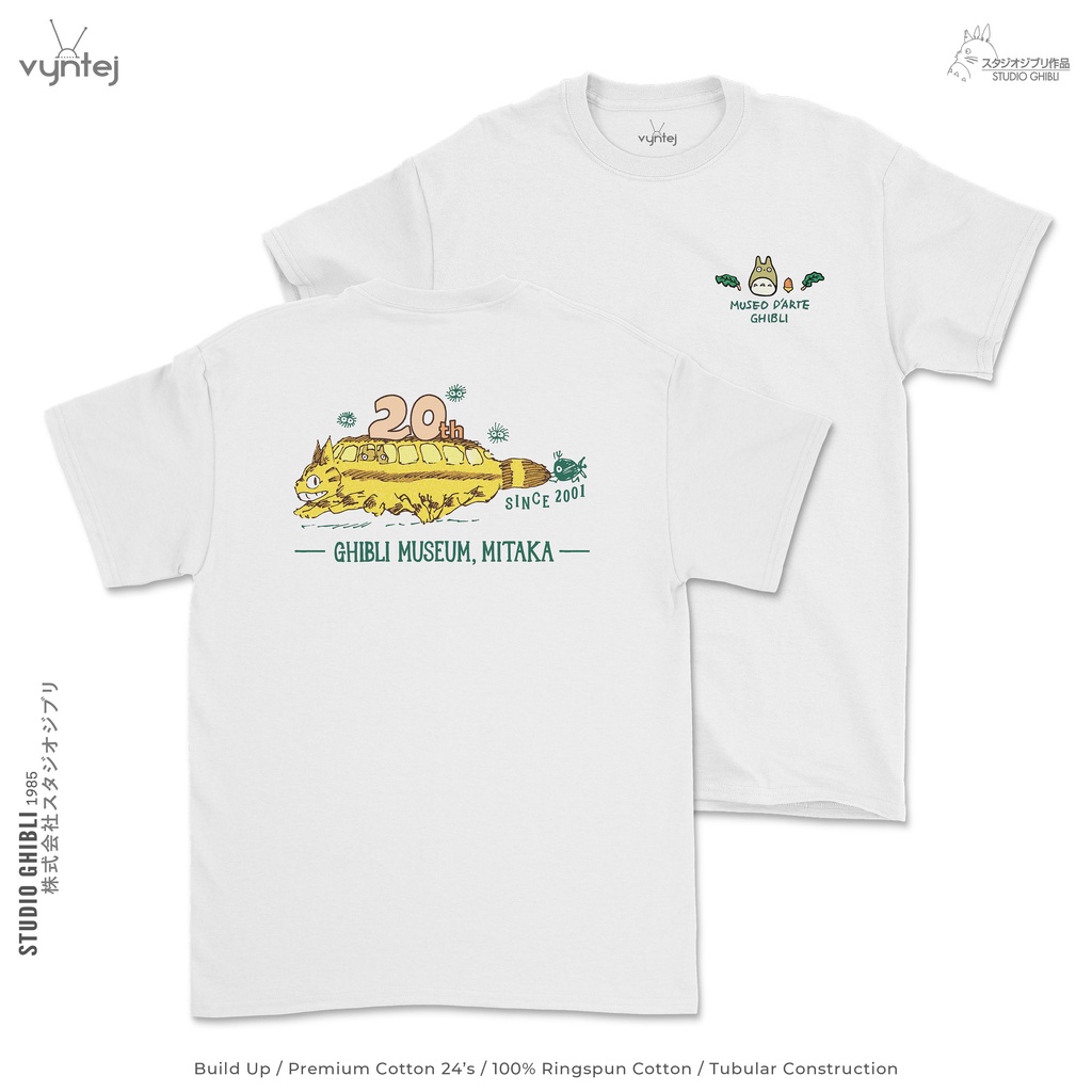 KAOS THE GHIBLI MUSEUM - STUDIO GHIBLI | 006 | MOVIE ANIME T SHIRT | BAJU ANIME