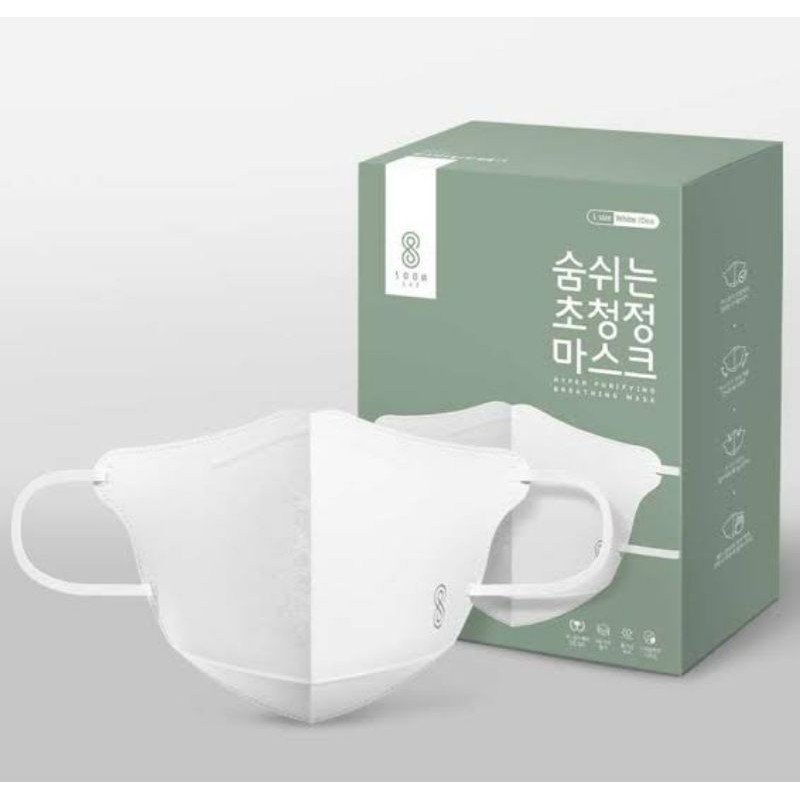 SoomLab Korean Mask Hyper Purifying Nano Filter/Masker Korea Asli