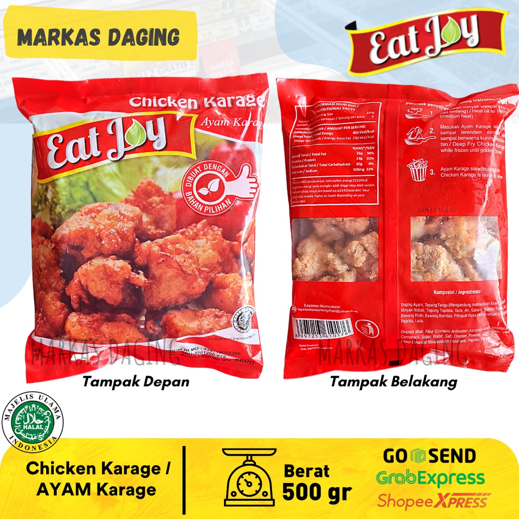 

Eat Joy / Chicken KARAGE / AYAM KARAGE / KARAGE BEKASI / MARKAS DAGING