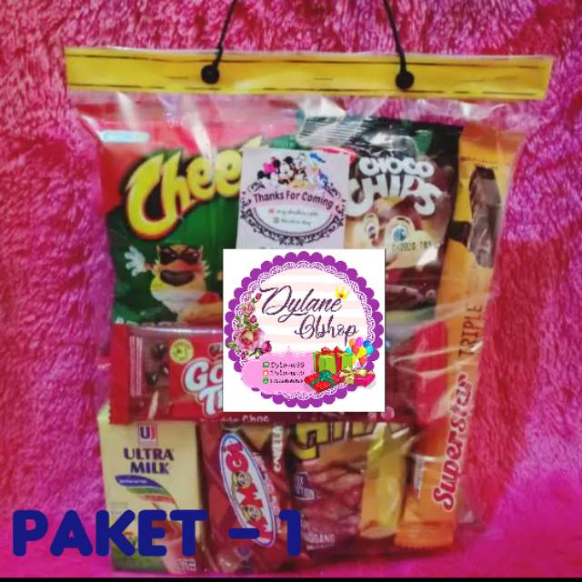 

Paket Snack Ultah / Snack Ulang Tahun / Bingkisan Snack