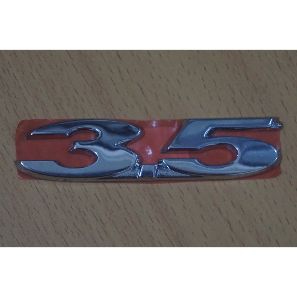 EMBLEM LOGO 3.5 TULISAN CHROME 3,5