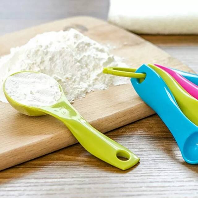 [BISA COD] Jual 1 Set Sendok Takar Sendok Takaran Measuring Spoon Sendok bumbu dapur takar tepung bahan baku obat