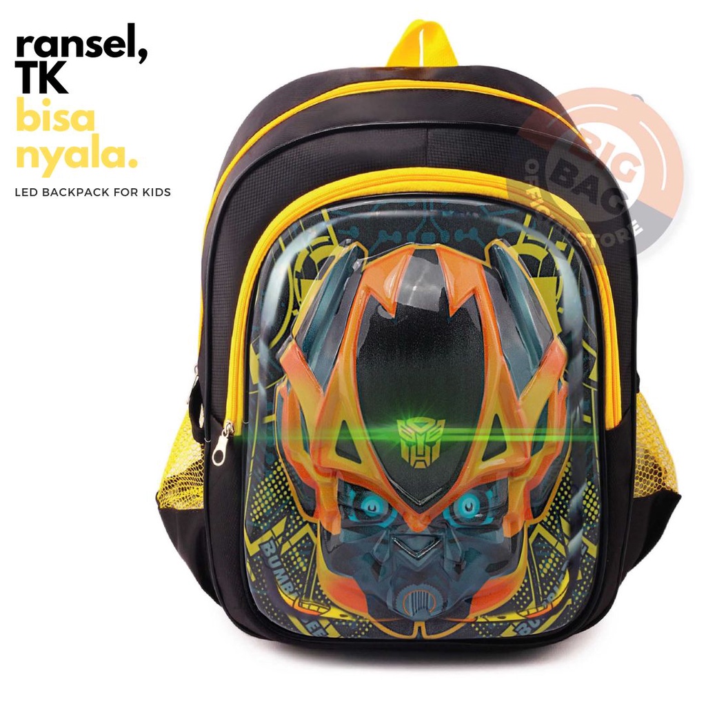 RTM - RANSEL LED TK 4D - BUMBBLE BEE IMPORT BEST QUALITY RANSEL BRICK - RANSEL EMBOSS BRICK - RANSEL SEKOLAH