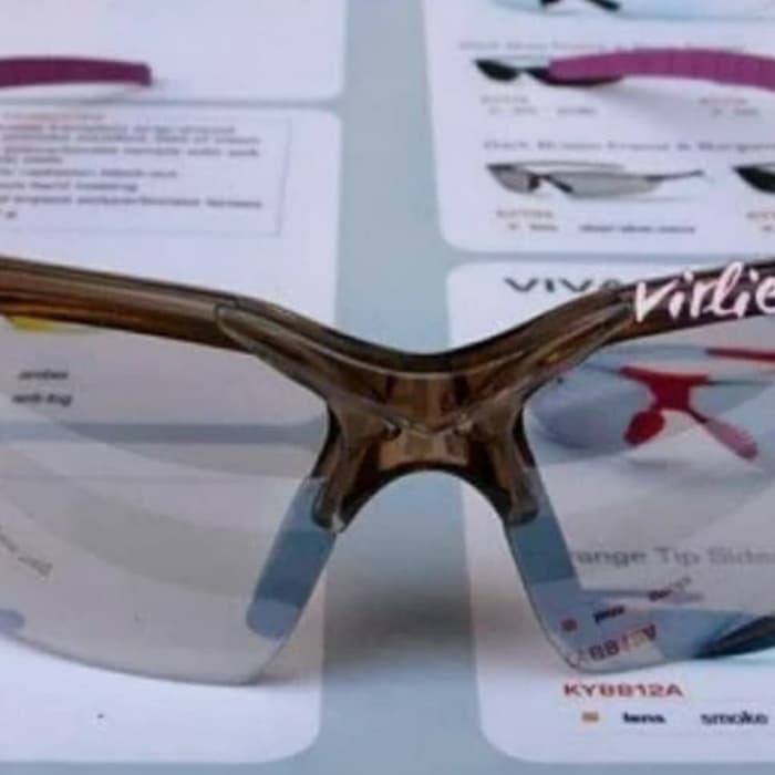 (MEI) Kaca mata safety King'S KY 733Clear Silver Mirror