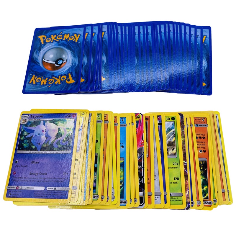 36pcs / lot Koleksi Kartu Game Brilliant Stars of Pok Mon GX EX Team Untuk Hadiah Anak