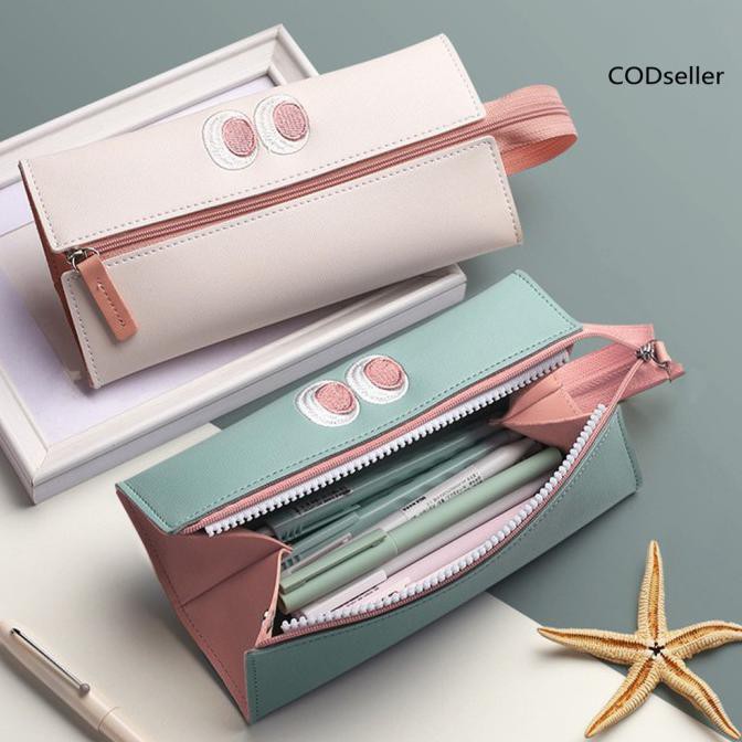 

Tempat Pensil Bahan Kulit Kapasitas Besar Untuk Pelajar Wanita