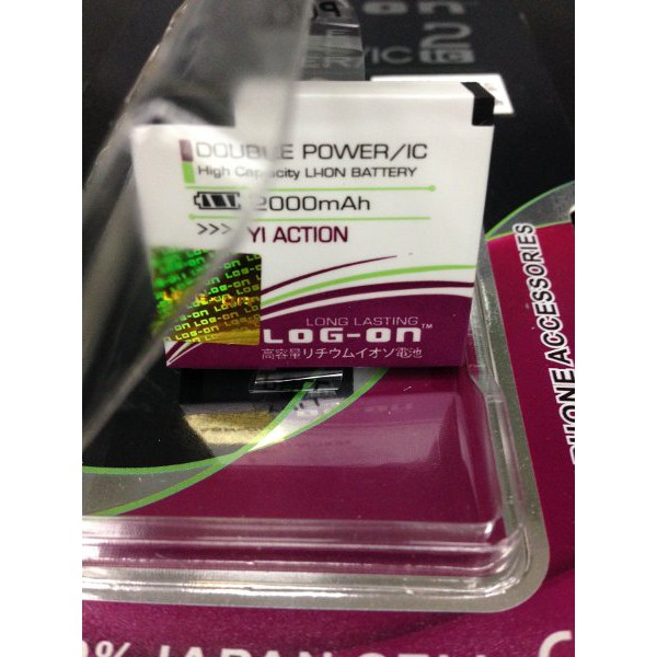 MURAHHH   Baterai Battery Xiaomi YI Action Camera 2000mah Double Power Log On