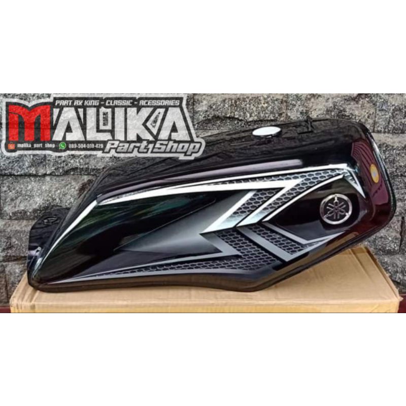 COVER TANGKI YAMAHA RX-KING 135 RX-KING SERIES HITAM 2004