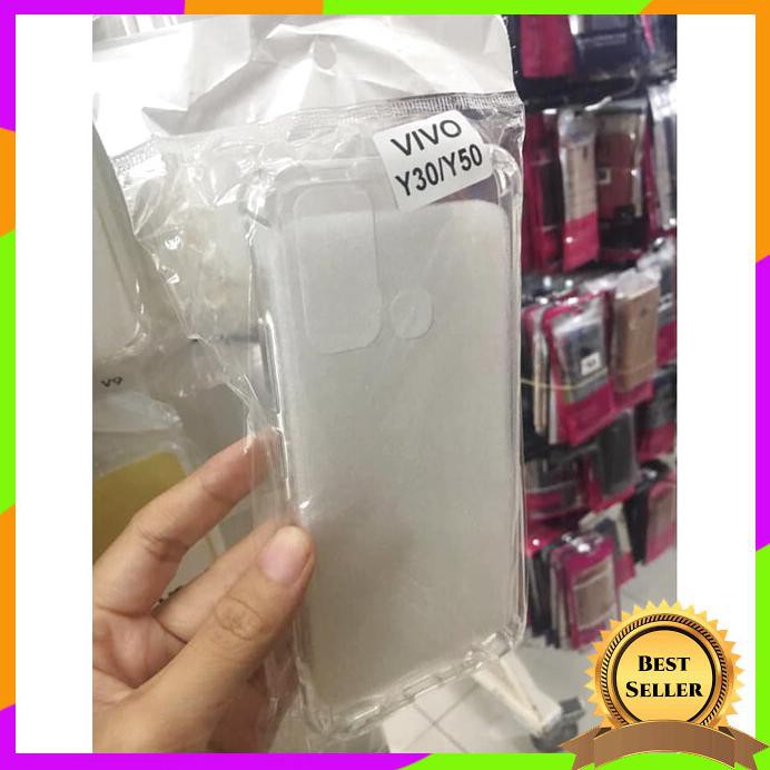 Acc Hp Anti Crack Jelly Case Vivo Y30 Y50 6.53 Inchi Bening Transparan