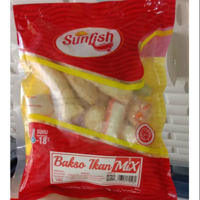 

Terlaris Sunfish Bakso ikan Mix berat 500gr
