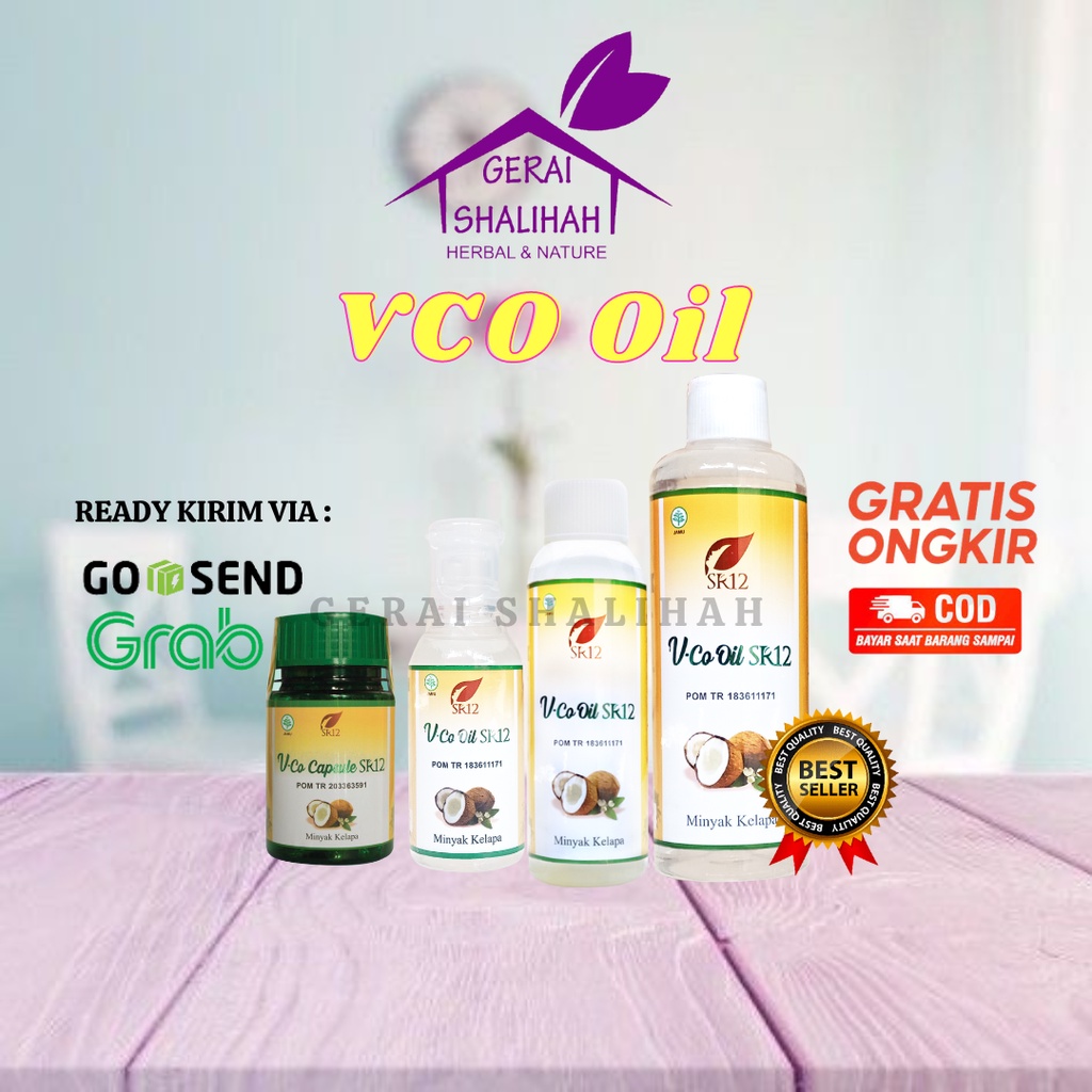 Vco sr12 Virgin coconut oil original asli Minyak kelapa untuk kulit pijat dan luka Bpom