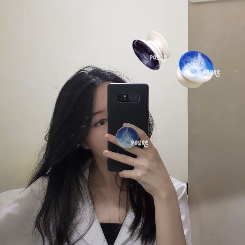 Popsocket Pressed Flowers Resin Custom