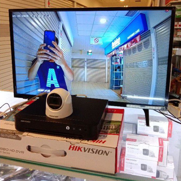 paket cctv 7 kamera hikvision 2mp 1080p 8 channel 3 outdoor dan 4 indoor