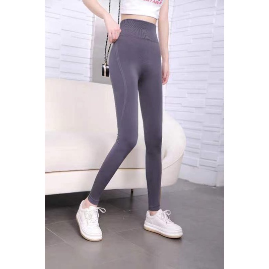 Legging Olohraga Wanita High Waist Polos Yoga&amp;Gym-Running wanita
