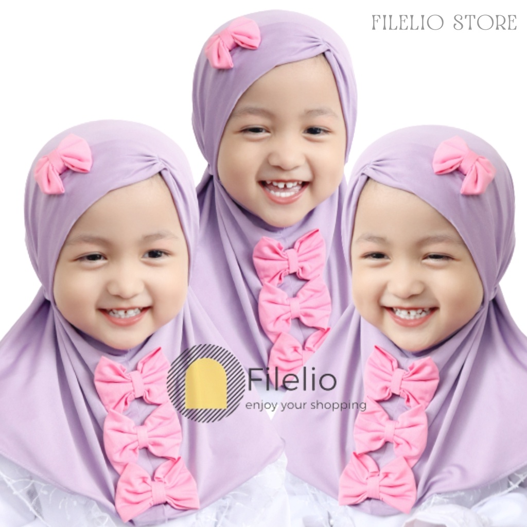 TERMURAH Hijab Anak Bayi Perempuan Murah Monela Poni Krudung Anak Lucu Umur 0 -3 Tahun Terbaru