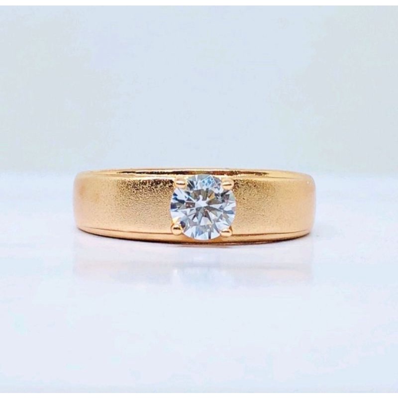 Cincin Xuping Premium Pasir kuning/Cincin Xuping Wanita/Cincin Korea/Cincin Anti Karat/AGAM AKSESORIS