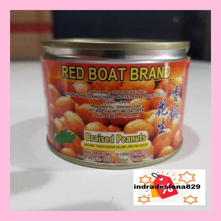 

T4Tkind Braised Peanut Red Boat 170 Gram Sotydr4