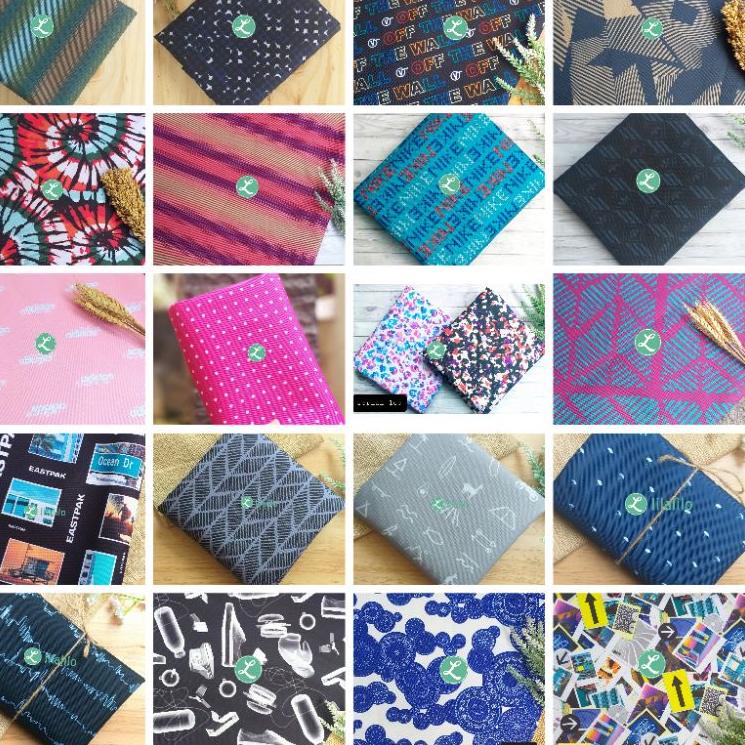 ❤  4.4  KAIN CORDURA MOTIF / BAHAN TAS CORDURA MOTIF / BAHAN WATERPROOF CORDURA