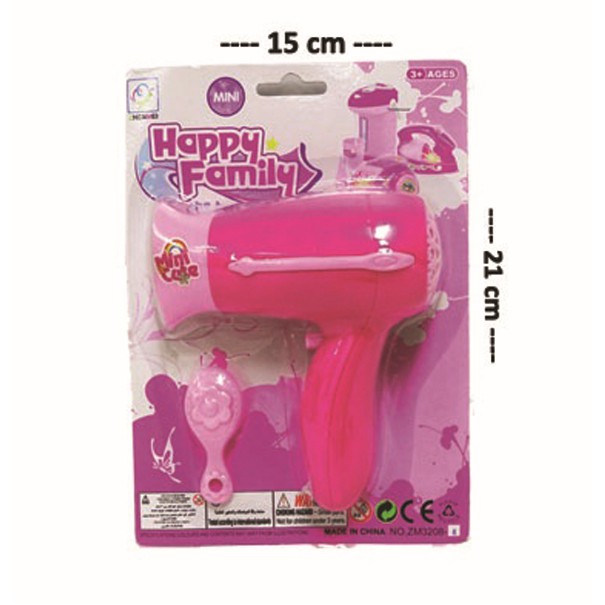 Sekawantoys Mainan anak Hair Dryer+1 Sisir Set ( SKW.3208-11 )