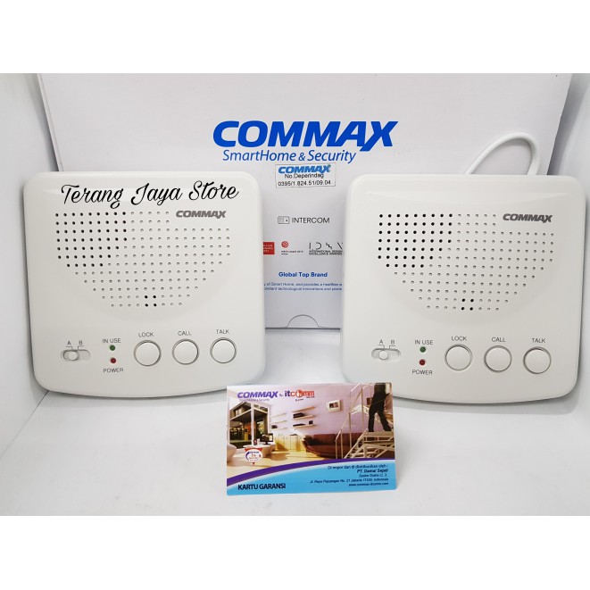 

Intercom Commax WI-2B (2 Unit) Intercom Wireless Commax WI2B