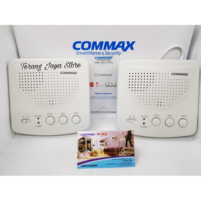 

Intercom Commax WI-2B Wireless (2 Unit) (100% Asli & Garansi Resmi)