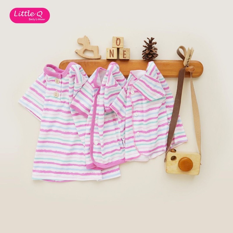 Baju Anak setelan piyama pendek bayi cewek cowok bahan premium Little Q