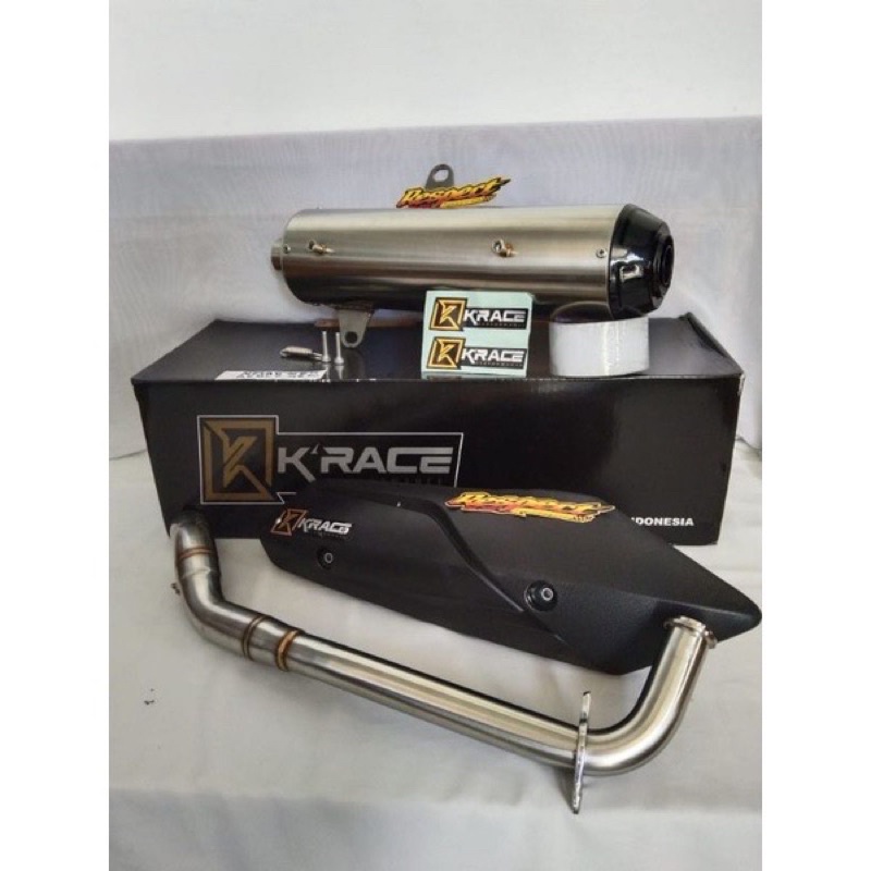 Knalpot K'race Krace K-race Nmax Aerox Vario Adv  Pcx Lexi Fazzio beat scoopy Filano Standart Racing