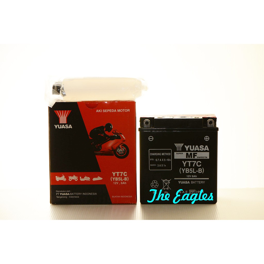 Aki Motor YT7C Yuasa Accu kering
