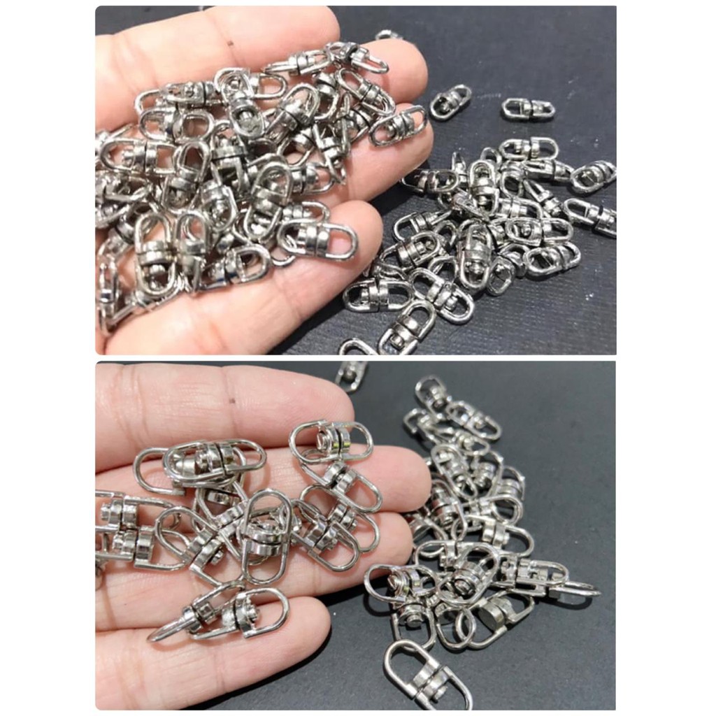 tuas putar 360 derajat twist charm keychain gantungan kunci bagcharm