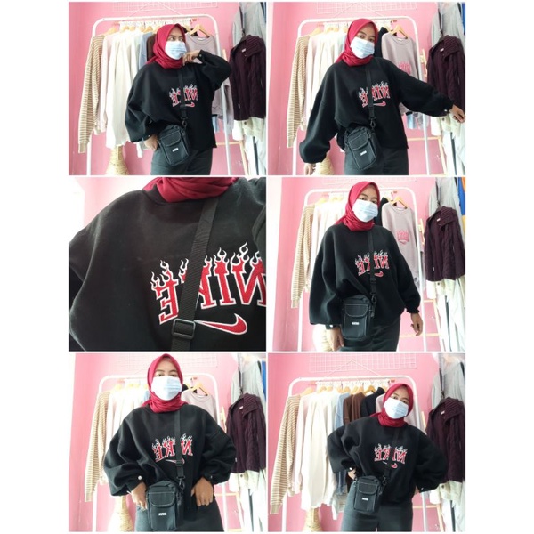 SWEATER VINTAGE REWORKED FULL BORDIR