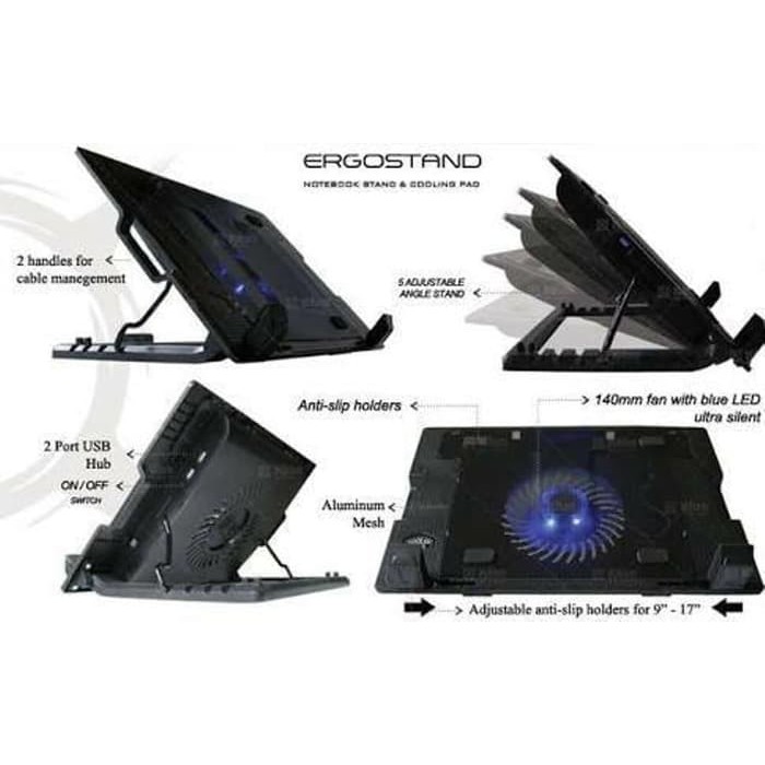 Cooling pad laptop Ergostand - Pendingin notebook - cooler pad