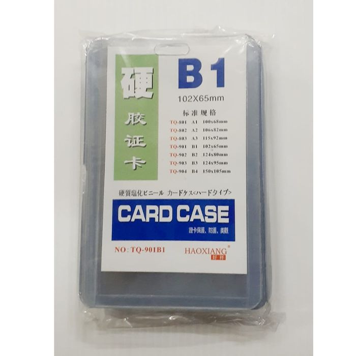 

PLASTIK CARD CASE B1 - 102x65mm (20pcs) | ID CARD HOLDER