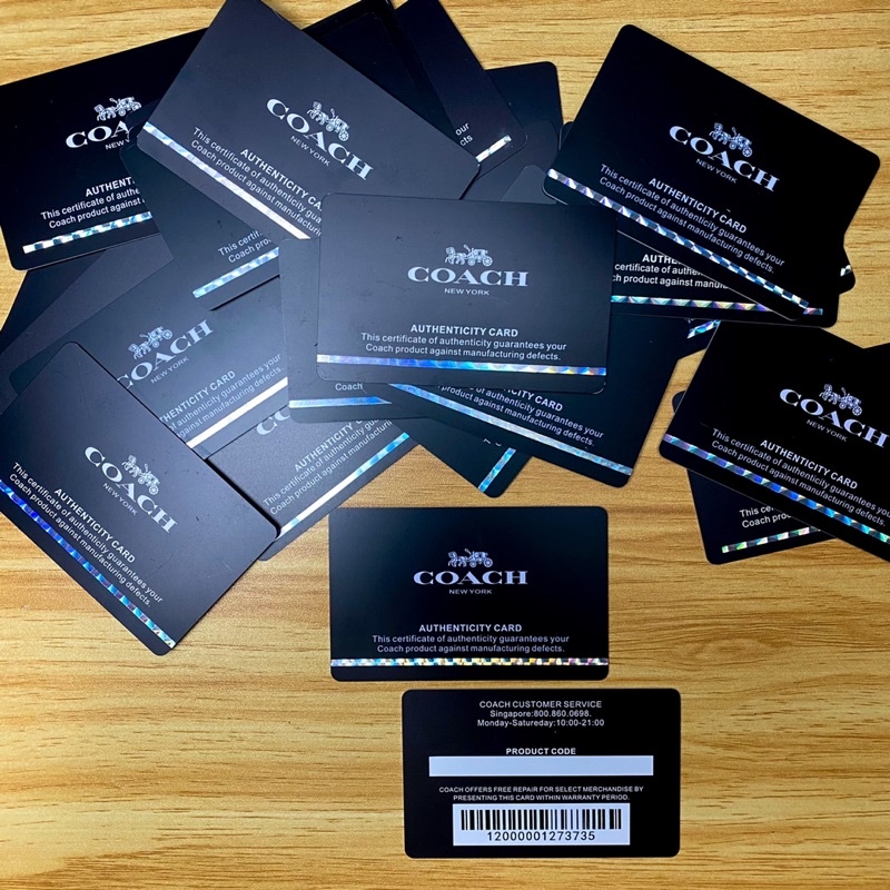 

Sertifikat Card Coach Original Store Ready Stock Banyak