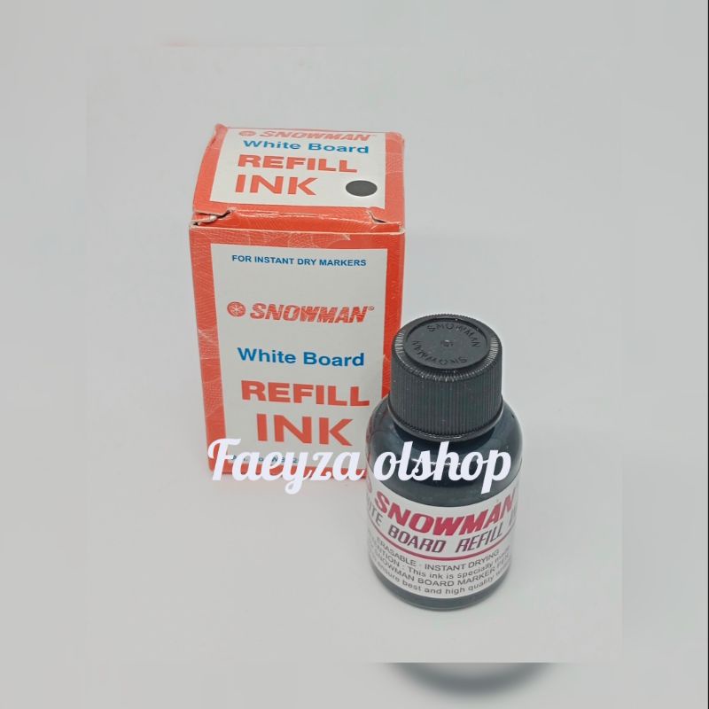 

tinta isi ulang snowman refil board marker
