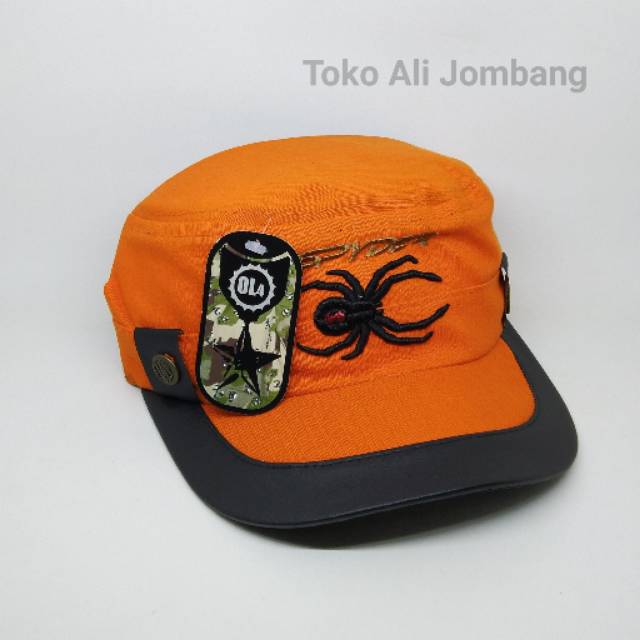 Topi Komando Spider Orange