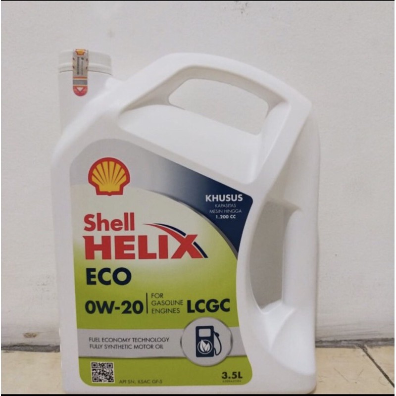 Oli Mesin Shell Helix ECO OW-20 galon isi 3.5 liter