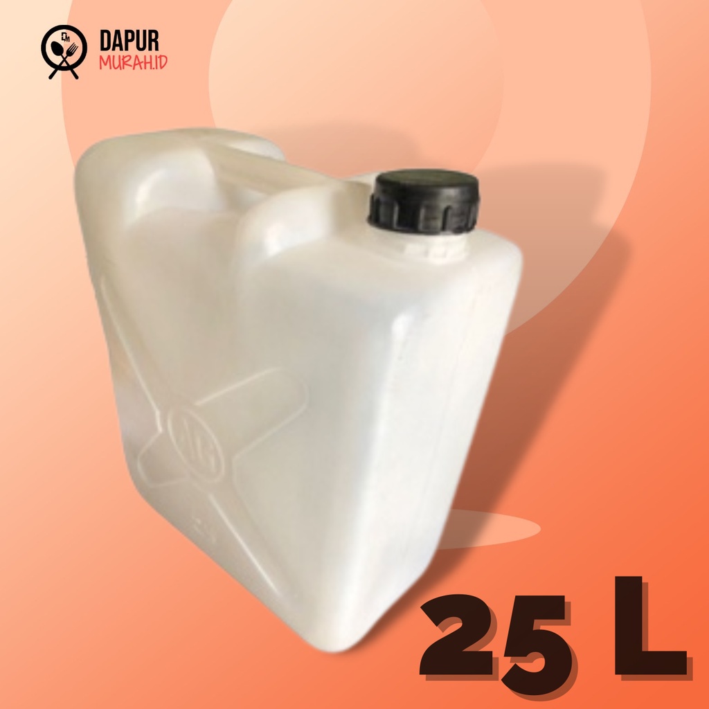 DM - Jerigen Plastik 25 Liter Serbaguna - Putih