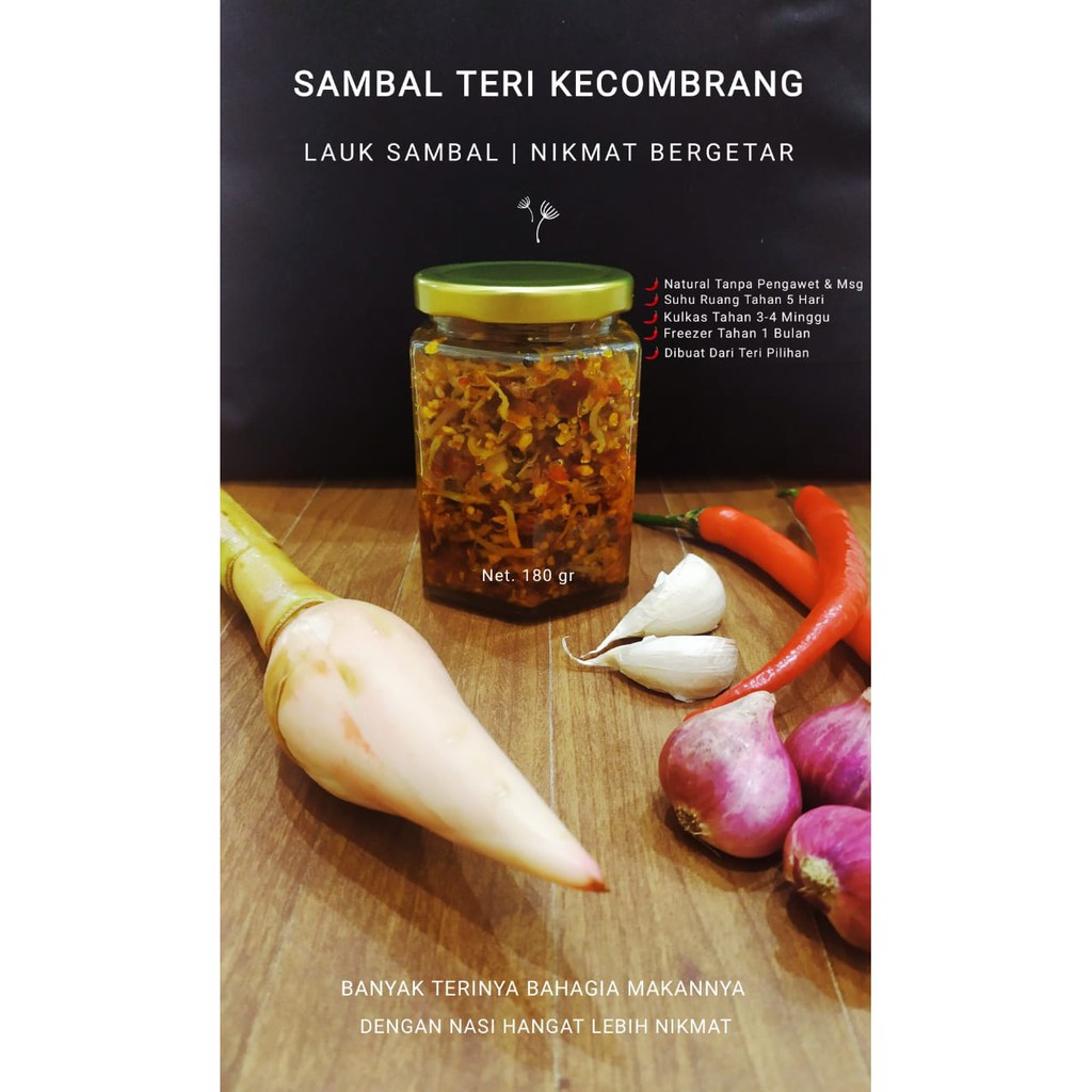 

Sambal Teri Kecombrang